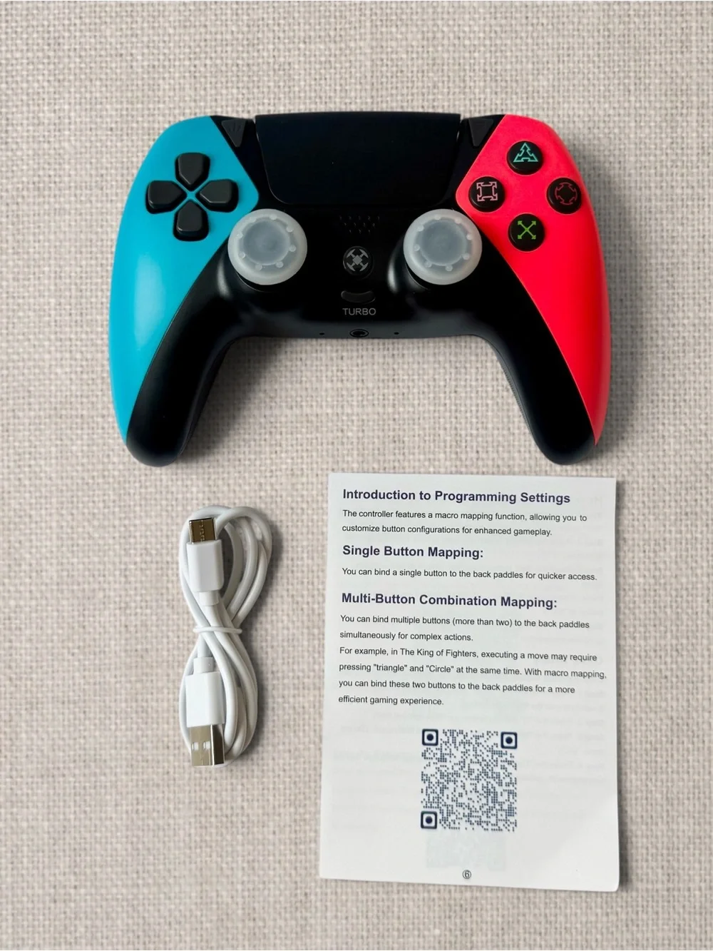 Replacement for PC Controller, No Drift Wireless Gamepad with Back Paddles NEW